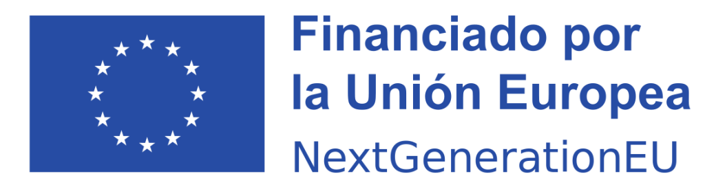 Logotipo Financiado por la Unión Europea NextGenerationEU